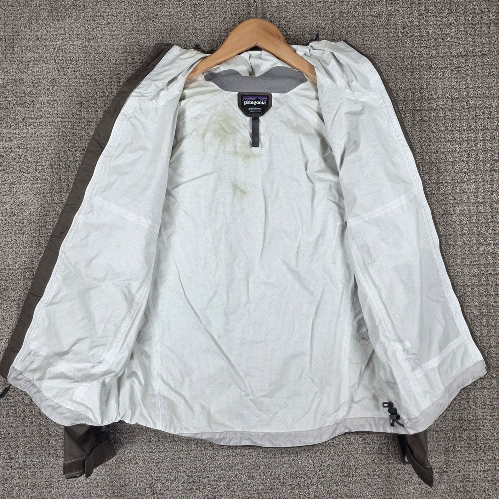 Patagonia Torrentshell H2No Rain Jacket Mens Small Brown National Park Service - Picture 6 of 12